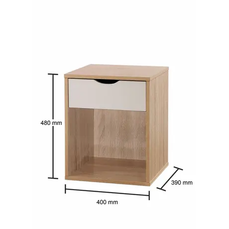 Buy Alton Nightstand: Rustic & Functional Design, 6 from Furnituretta