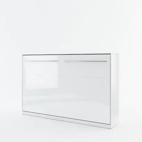 Buy CP-05 Horizontal Wall Bed Concept White Gloss 120cm, Colour: White Gloss, Size: 120 x 200cm, 4 from Furnituretta