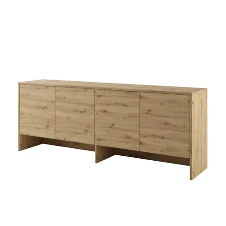 Buy BC-10 Over Bed Unit for Horizontal Wall Bed Concept Oak Artisan 120cm, Colour: Oak Artisan, Item Width: 211 from Furnituretta
