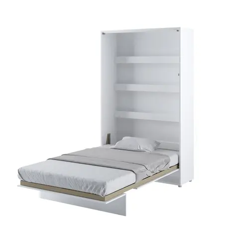 Buy BC-02 Vertical Wall Bed Concept White Matt 120cm, Colour: White Matt, Size: 120 x 200cm from Furnituretta