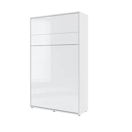 Buy BC-02 Vertical Wall Bed Concept White Gloss 120cm, Colour: White Gloss, Size: 120 x 200cm, 5 from Furnituretta