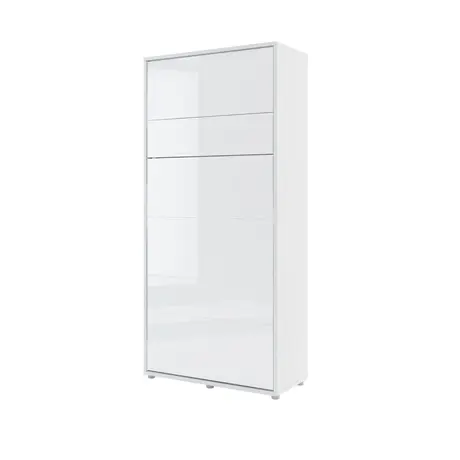 Buy BC-03 Vertical Wall Bed Concept White Gloss 90cm, Colour: White Gloss, Size: 90 x 200cm, 5 from Furnituretta