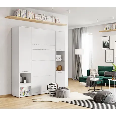 Buy CP-03 Vertical Wall Bed Concept White Gloss 90cm, Colour: White Gloss, Size: 90 x 200cm, 10 from Furnituretta