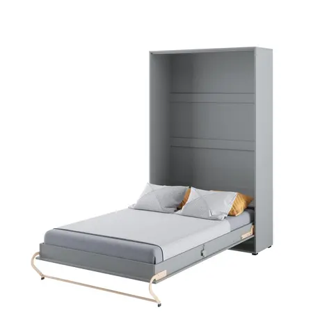 Buy CP-02 Vertical Wall Bed Concept 120cm with Storage Cabinet Grey Matt, Colour: Grey Matt, Size: 120 x 200cm, Item Width: 223, 10 from Furnituretta