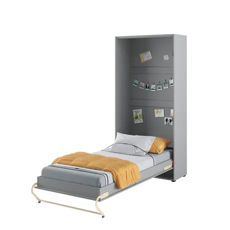 Buy CP-03 Vertical Wall Bed Concept Grey Matt 90cm, Colour: Grey Matt, Size: 90 x 200cm from Furnituretta
