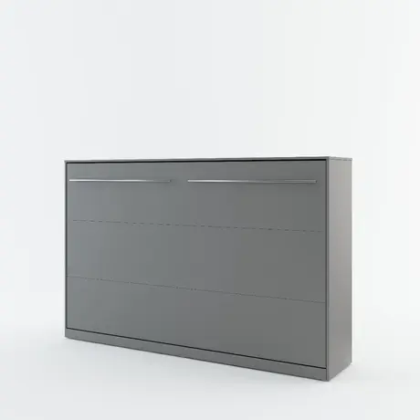 Buy CP-05 Horizontal Wall Bed Concept Grey Matt 120cm, Colour: Grey Matt, Size: 120 x 200cm, 4 from Furnituretta
