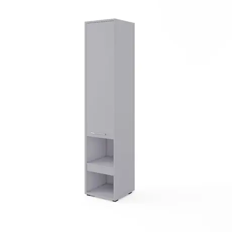 Buy CP-03 Vertical Wall Bed Concept 90cm with Storage Cabinet Grey Matt, Colour: Grey Matt, Size: 90 x 200cm, Item Width: 194, 7 from Furnituretta