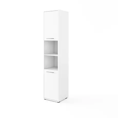 Buy CP-02 Vertical Wall Bed Concept 120cm with Storage Cabinet White Matt, Colour: White Matt, Size: 120 x 200cm, Item Width: 223, 6 from Furnituretta