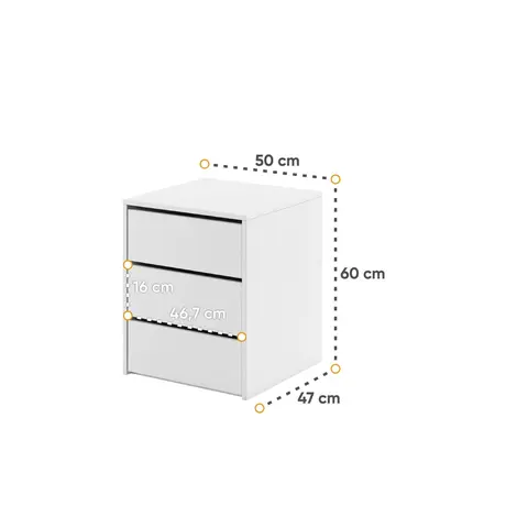 Buy Idea ID-13 Universal Storage Cabinet for Wardrobe White Matt, Colour: White Matt, Item Width: 50, 5 from Furnituretta