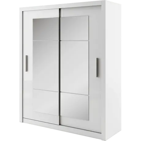 Buy Idea ID-02 Sliding Door Wardrobe White Matt 180cm, Colour: White Matt, Item Width: 180, 5 from Furnituretta