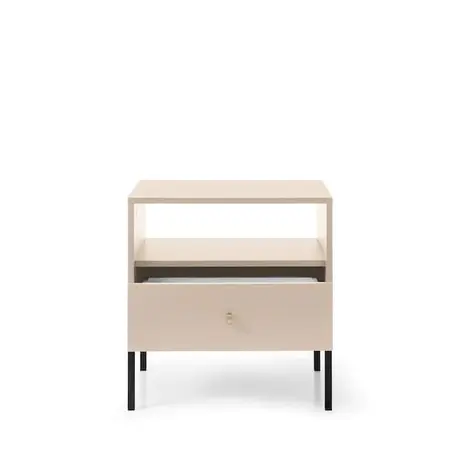 Buy Mono Bedside Cabinet Beige, Colour: Beige, Item Width: 54, 4 from Furnituretta