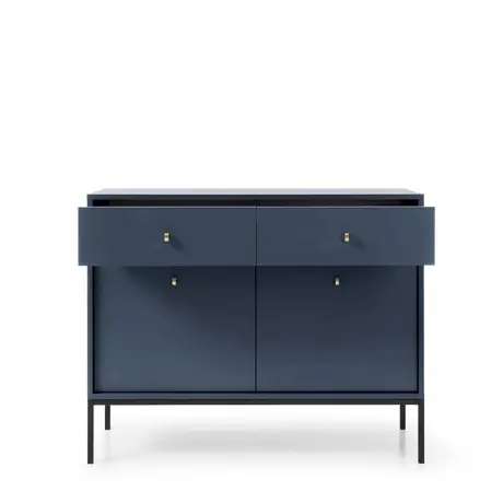 Buy Mono Sideboard Cabinet Navy, Colour: Navy, Item Width: 104, 5 from Furnituretta