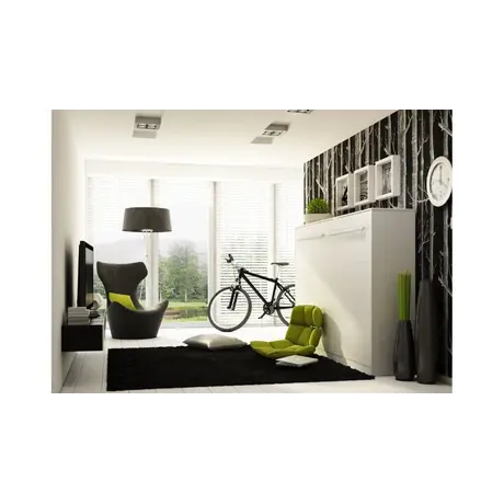 Buy CP-05 Horizontal Wall Bed Concept White Gloss 120cm, Colour: White Gloss, Size: 120 x 200cm, 9 from Furnituretta