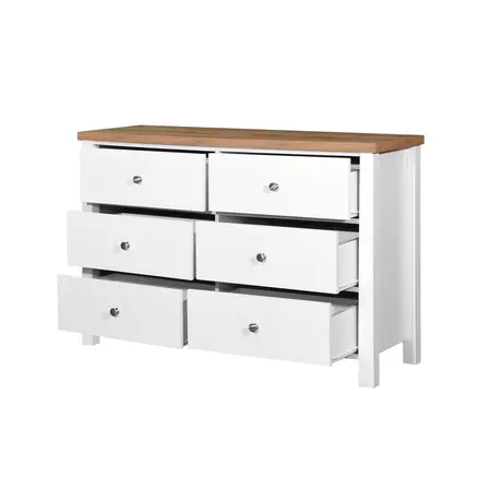 Buy Modern Chest of Drawers: Astbury 6 Drawer, 4 from Furnituretta