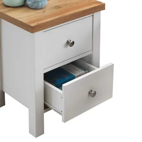Buy Modern Bedside Table: Astbury 2 Drawer, 4 from Furnituretta