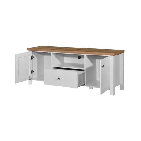 Buy Modern TV Cabinet: Astbury 2 Doors & 1 Drawer, 4 from Furnituretta