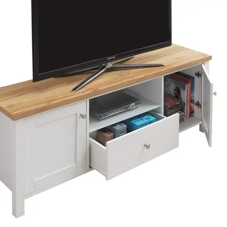 Buy Modern TV Cabinet: Astbury 2 Doors & 1 Drawer, 5 from Furnituretta