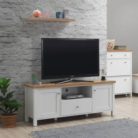 Buy Modern TV Cabinet: Astbury 2 Doors & 1 Drawer from Furnituretta