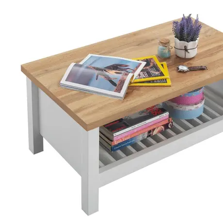 Buy Modern Coffee Table: Astbury 1 Shelf, 4 from Furnituretta