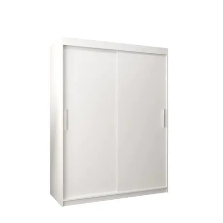 Buy Tokyo Sliding Door Wardrobe White 150cm, Colour: White, Item Width: 150, 5 from Furnituretta