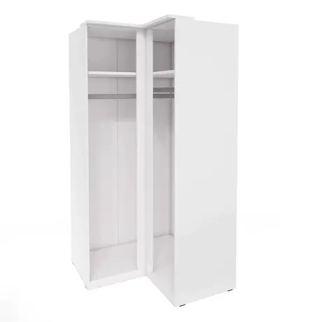 Buy Optima 16 Corner Wardrobe White, Colour: White, Item Width: 109, 3 from Furnituretta