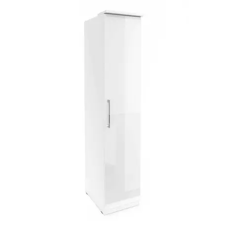 Buy Optima 17 - Hinged Door Wardrobe White, Colour: White, Item Width: 45 from Furnituretta