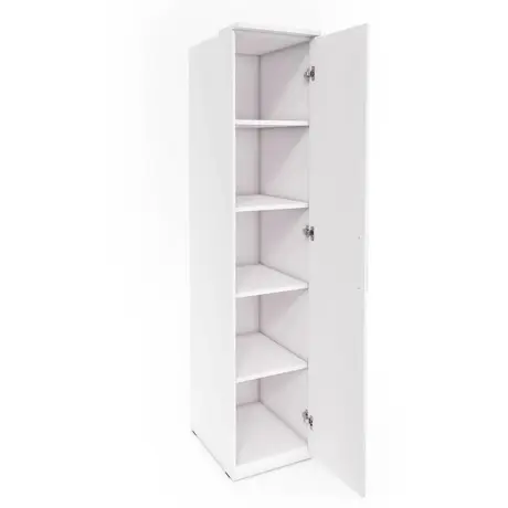 Buy Optima 17 - Hinged Door Wardrobe White, Colour: White, Item Width: 45, 3 from Furnituretta