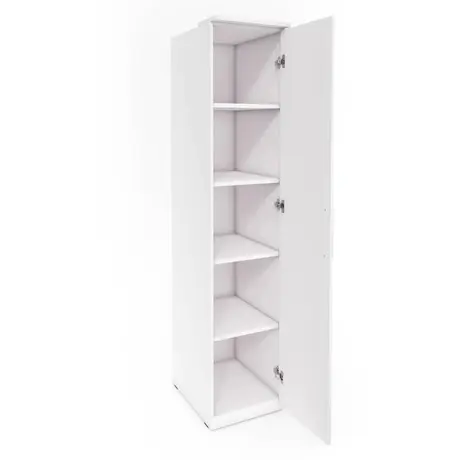 Buy Optima 57 - Hinged Door Wardrobe White, Colour: White, Item Width: 45, 3 from Furnituretta