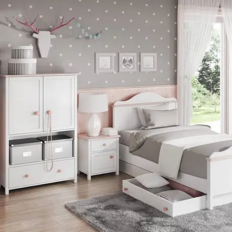 Buy Luna LN-07 Bedside Cabinet, 2 from Furnituretta