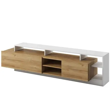 Buy Alva Entertainment TV Unit Oak Grandson, Colour: Oak Grandson, Item Width: 260, 4 from Furnituretta