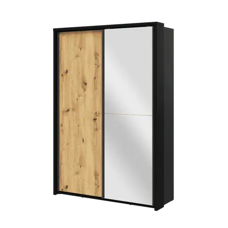 Buy Arti 21 - 2 Sliding Door Wardrobe Oak Artisan 160cm, Colour: Oak Artisan, Item Width: 160 from Furnituretta