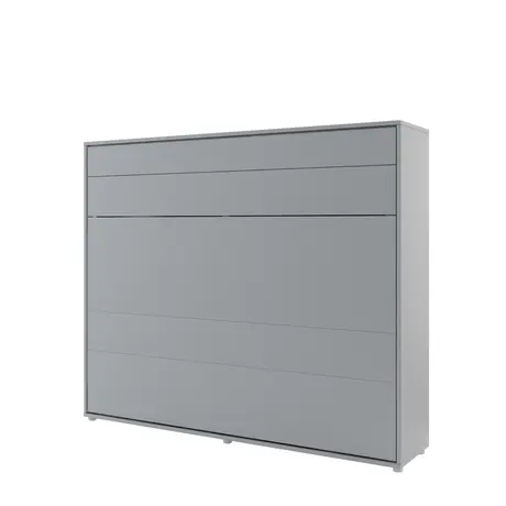Buy BC-14 Horizontal Wall Bed Concept Grey Matt 160cm, Colour: Grey Matt, Size: 160 x 200cm, 5 from Furnituretta