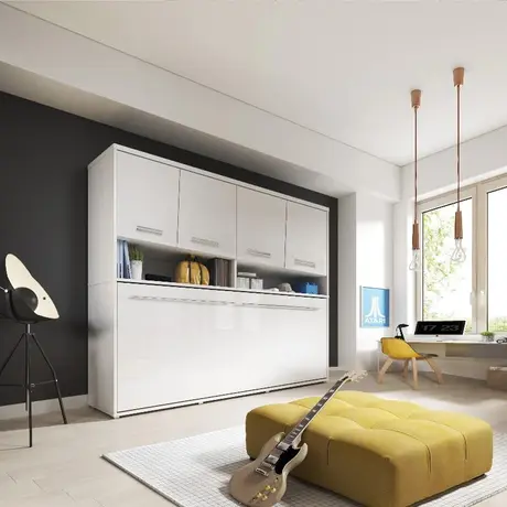 Buy CP-11 Over Bed Unit for Horizontal Wall Bed Concept Grey Matt 90cm, Colour: Grey Matt, Item Width: 215, 5 from Furnituretta