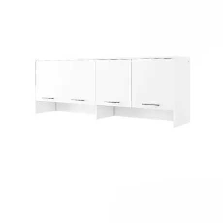 Buy CP-05 Horizontal Wall Bed Concept 120cm with Over Bed Unit White Matt, Colour: White Matt, Size: 120 x 200cm, Item Width: 215, 6 from Furnituretta
