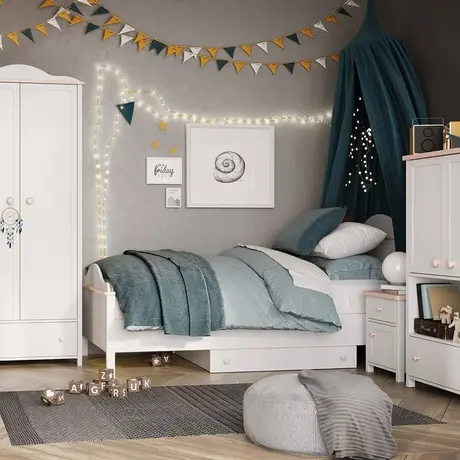 Buy Luna LN-07 Bedside Cabinet, 4 from Furnituretta