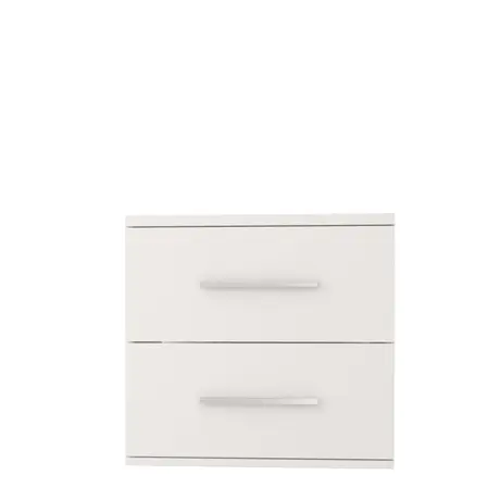Buy Omega OM-22 Bedside Table 55cm, Colour: White Matt, Carcass: White Matt, Item Width: 55, 3 from Furnituretta