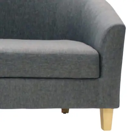 Buy Claridon 3 Seater Sofa – Linen Fabric in Dark Grey, 5 from Furnituretta