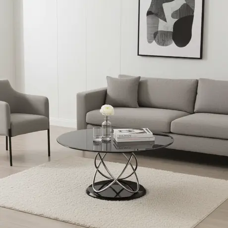 Buy Eclipse Coffee Table – Black High Gloss Finish, 2 from Furnituretta