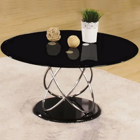 Buy Eclipse Coffee Table – Black High Gloss Finish, 4 from Furnituretta