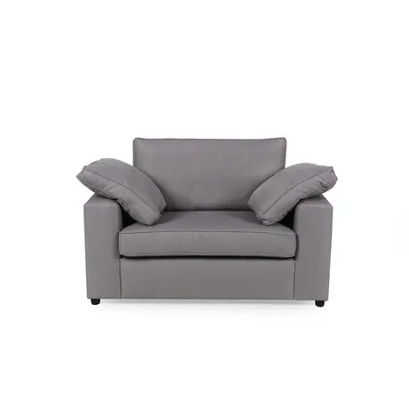Buy Alton 1- Seater Fabric Sofa Silver, 2 from Furnituretta
