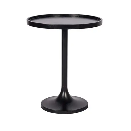 Buy Blythe Metal Lamp Table Black from Furnituretta