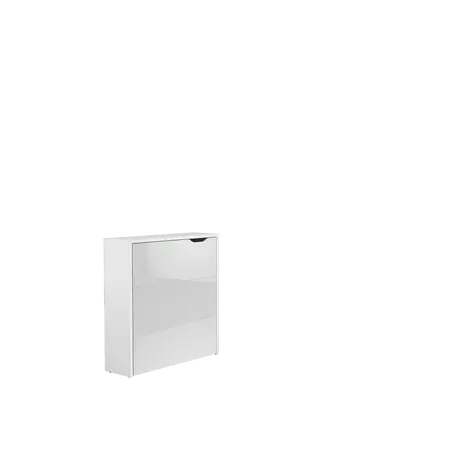 Buy Work Concept Slim Convertible Hidden Desk White Gloss 90cm, Colour: White Gloss, Side: Left, Item Width: 90, 5 from Furnituretta