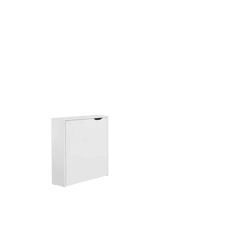 Buy Work Concept Slim Convertible Hidden Desk White Matt 90cm, Colour: White Matt, Side: Left, Item Width: 90, 5 from Furnituretta