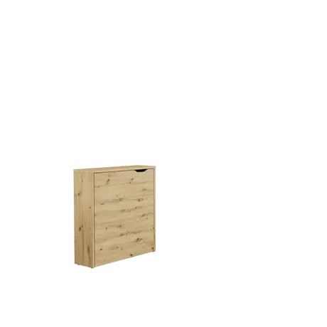 Buy Work Concept Slim Convertible Hidden Desk Oak Artisan 90cm, Colour: Oak Artisan, Side: Left, Item Width: 90, 5 from Furnituretta