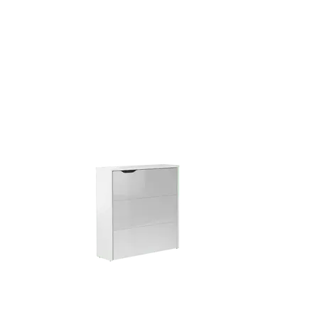 Buy Work Concept Slim Convertible Hidden Desk White Gloss 90cm, Colour: White Gloss, Side: Right, Item Width: 90, 5 from Furnituretta