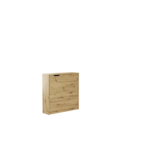 Buy Work Concept Slim Convertible Hidden Desk Oak Artisan 90cm, Colour: Oak Artisan, Side: Right, Item Width: 90, 5 from Furnituretta