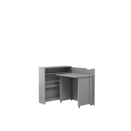 Buy Work Concept Slim Convertible Hidden Desk Grey 90cm, Colour: Grey, Side: Right, Item Width: 90 from Furnituretta