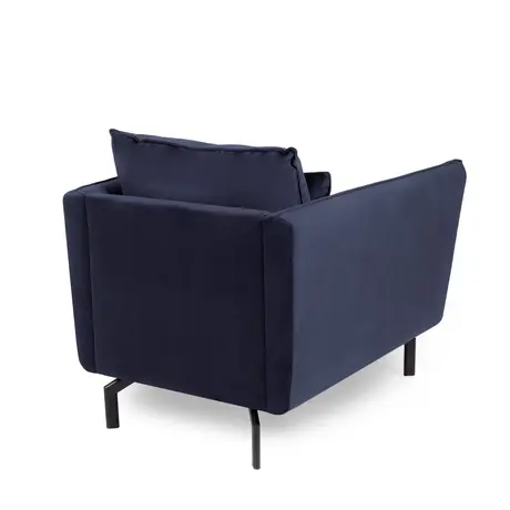 Buy Elford 1-Seater Fabric Sofa Navy, 3 from Furnituretta