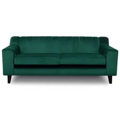 Buy Fluted 4-Seater Fabric Sofa, 2 from Furnituretta