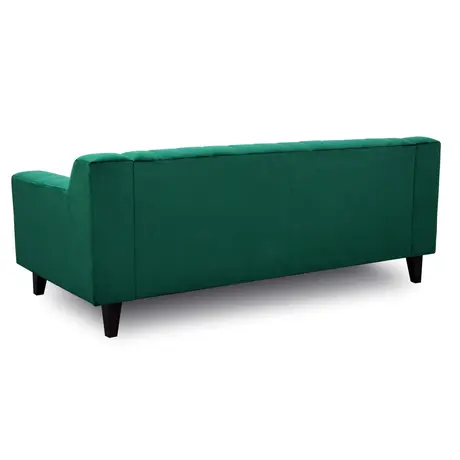 Buy Fluted 2-Seater Fabric Sofa, 3 from Furnituretta